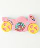 Bike Shape Pencil Box for Kids  Pink Blue| Cartoon Printed Plastic Stationery Storage Case with Flip Open Lid for School & Home Use