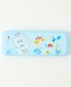 Smile Bear Pencil Box with Lock - Blue| 2 Compartments| 6 Button Combination Lock| Perfect for School & Gifting for Boys & Girls