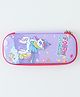 Unicorn Hardtop Pencil Case for Girls & Boys  Purple| EVA| Lightweight Stationery Organizer with Zipper| Kids School Pencil Box with Mesh Pocket & Holders