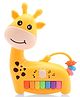 Tak Tak Toys Girafee Shape Piano Musical Toy with Lsounds - Yellow