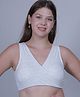 Fabme Knit Textured Padded Maternity Bra - Light Grey