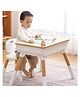 MONSTECH Little Genius Woodland Baby Study Table & Chair Set for 3-7 Years Kids, Height Adjusment Plug & Play Installation Kids Desk Set Upto 50kgs Weight Capacity