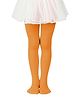 Neska Moda Cotton Elastane Solid Stockings - Orange