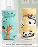 Babyhug Feeding Bottle Cover Panda & Giraffe Print Large Pack of 2 Mint Green & Beige - Fits Upto 280 ml Bottle