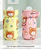 Babyhug Feeding Bottle Cover Bear Print Large Pack of 2 Pink - Fits Upto 280 ml Bottle