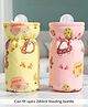 Babyhug Feeding Bottle Cover Car Print Large Pack of 2 Pink & Yellow - Fits Upto 280 ml Bottle