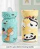 Babyhug Feeding Bottle Cover Panda & Giraffe Print Medium Pack of 2 Beige & Sea Green  - Fits Upto 200 ml Bottle