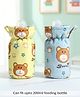 Babyhug Feeding Bottle Cover Bear Print Medium Pack of 2 Blue & Yellow - Fits Upto 200 ml Bottle