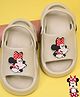 Yellow Bee Disney Featuring Minnie Mouse Applique Detailed Slingback Sandals - Beige