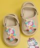 Yellow Bee Unicorn Applique Detailed Clogs - Beige