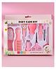 ARCADE TOYS 10 in 1 Miniature Baby Grooming Kit, Portable Newborn Grooming Essentials, Includes Finger Brush, Nail Scissors, Comb, Tweezer, and More- (Color May Vary)