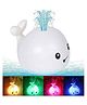 ARCADE TOYS Light Up Whale Bath Toys Sprinkler, Water Pool Bathtub Rechargeable Infant Toddler Bath Toys- PACK OF 1-(COLOR MAY VARY)
