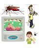 ARCADE TOYS 6 in 1 Suraksha Night Lamp Ultrasonic Insects Mosquito Killer Best Pest Control Products for, Cockroach, Rodents, Flies, Roaches, Ants, Spiders, Fleas, Mice-Home Indoor Use (Multicolour)