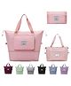 ARCADE TOYS Large Capacity Folding Travel Bag, Dry and Wet Separation Multifunctional Sports Shoulder Bag, Foldable Travel Duffel Bag, Travel Lightweight. (Pink)