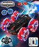 Fiddlerz Remote Control Car for Kids with Mist Spray Action Flashing Lights 360° Rotating Rechargeable RC Car Toy for Boys and Girls (Multicolor)