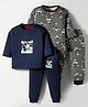 Kidi Wav Pack Of 2 Full Sleeves Koala Printed Coordinating Tee & Joggers Set - Multi Colour