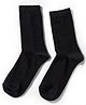 Mustang Cotton Knit Ankle Length Solid Colour Socks - Black