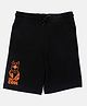 Wear Your Mind Knit Warner Bros Featuring Scooby Doo Printed Shorts - Black