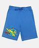 Wear Your Mind Knit Disney Mickey & Friends Featuring Pluto Printed Shorts - Royal Blue