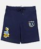 Wear Your Mind Cotton Knit Disney Featuring Donald Duck Printed Shorts - Navy Blue
