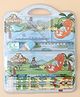 Dinosaur School Stationery Set - Blue| Pencil Box, 6 Pencils, Pencil Grip, Eraser, 3 Rulers & Sharpener| Writing Kit for Boys & Girls