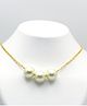 Aabacus Pearls Embellished Chain Necklace - Off White
