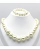 Aabacus Pearls Embellished Jewellery Set - Off White