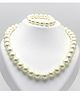 Aabacus Pearls Embellished Jewellery Set - Off White