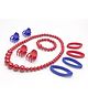 Aabacus Beads Detailed Jewellery Set  - Multi Colour