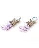 Aabacus Diwali Theme  Butterfly & Stone Detailed Hair Clips -  Lavender