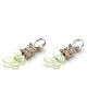 Aabacus Diwali Theme  Butterfly & Stone Detailed Hair Clips - Yellow Green