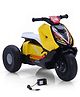 Electric Ride-On Scooter for Kids - Yellow| Rechargeable Battery| LED Light| Ride-on Bike Toy for 1 to 5 yrs Boys & Girls| Comfortable Seat| Easy to Operate