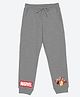 Wear Your Mind Knit Marvel Avengers Featuring Characters Text Printed Joggers - Grey
