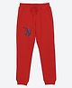 Wear Your Mind Knit Marvel Featuring Spiderman Printed Joggers - Red
