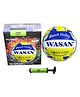 Wasan Volleyball And Inflating Pump - Blue Yellow