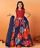 Fashion Dream Chanderi Woven Sleeveless Floral Embroidered Lace Embellished Lehenga Choli With Dupatta Set - Maroon