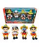 Sanjary Pinocchio Shinchan with Hat Action Figure doll Shinchan Pinocchio Jointable Toy Figure for Home, Desk and Table Decor, Car Deskboard color design may vary