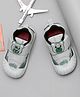 TOMSY CHOICE Bear Applique Detailed Velcro Closure Shoes - Grey