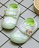 TOMSY CHOICE Butterfly Applique Detail & Designed Velcro Closure Shoes - Pista