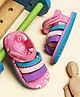 TOMSY CHOICE Floral Printed Velcro Closure Sandals - Pink
