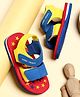 TOMSY CHOICE Stars Printed Velcro Closure Sandals - Red