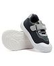 TOMSY CHOICE Colour Blocked Velcro Closure Shoes - Black
