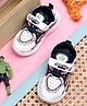 TOMSY CHOICE Typography Printed Velcro Closure Shoes - White
