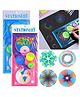 IncyWincy Spirograph Scale Set for Kids (Pack of 12)  Assorted Geometric Drawing Tool  | Fun Birthday Return Gift