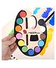 IncyWincy Water Colour Palette with Paint Brush (Pack of 10) - Large