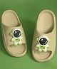 Yellow Bee Astronaut 3D Applique Detailed Sliders - Beige