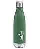 MILTON Shine 1000 Stainless Steel Water Bottle 900 ml, Single Walled, ISI Certified I Leak Proof Lid, Rust Proof I For School, Office, Gym I Military Green
