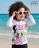 Bonfino Disney Single Jersey Knit Full Sleeves T-Shirt With Minnie & Friends Graphics - White