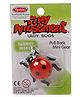 Marbles Pull Back Scurry Ladybug Toy - Red and Black