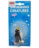Marbles Swimming Creatures Penguin Wind Up Toy - Black & White